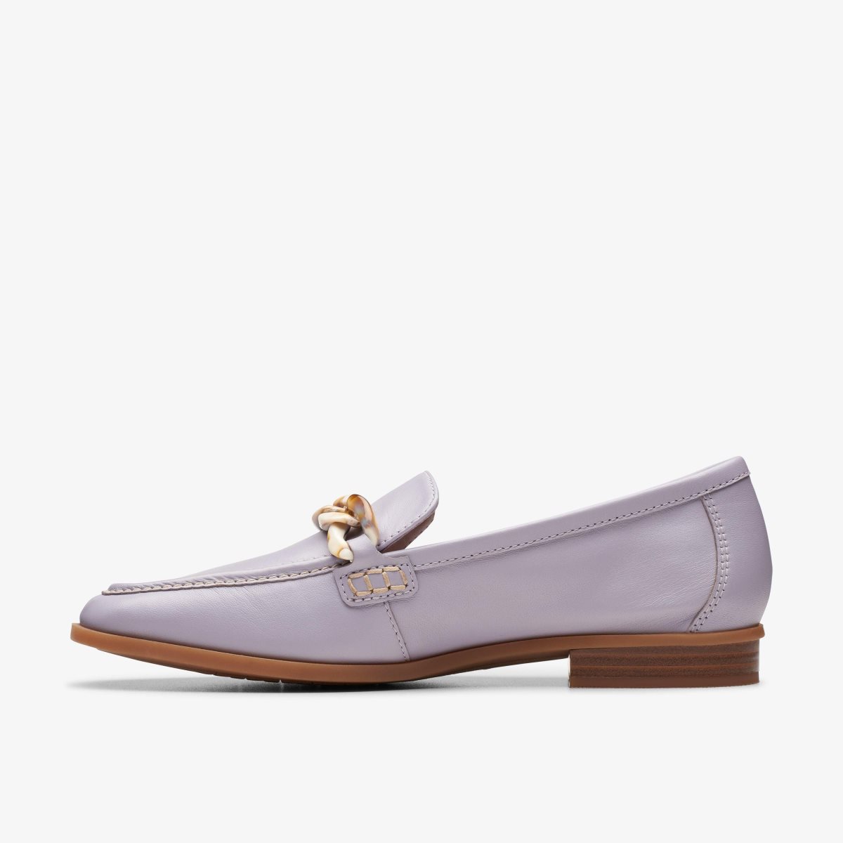 Zapatillas Sin Cordones Clarks Sarafyna Iris Lilac Leather Mujer Moradas | LSRE-89045