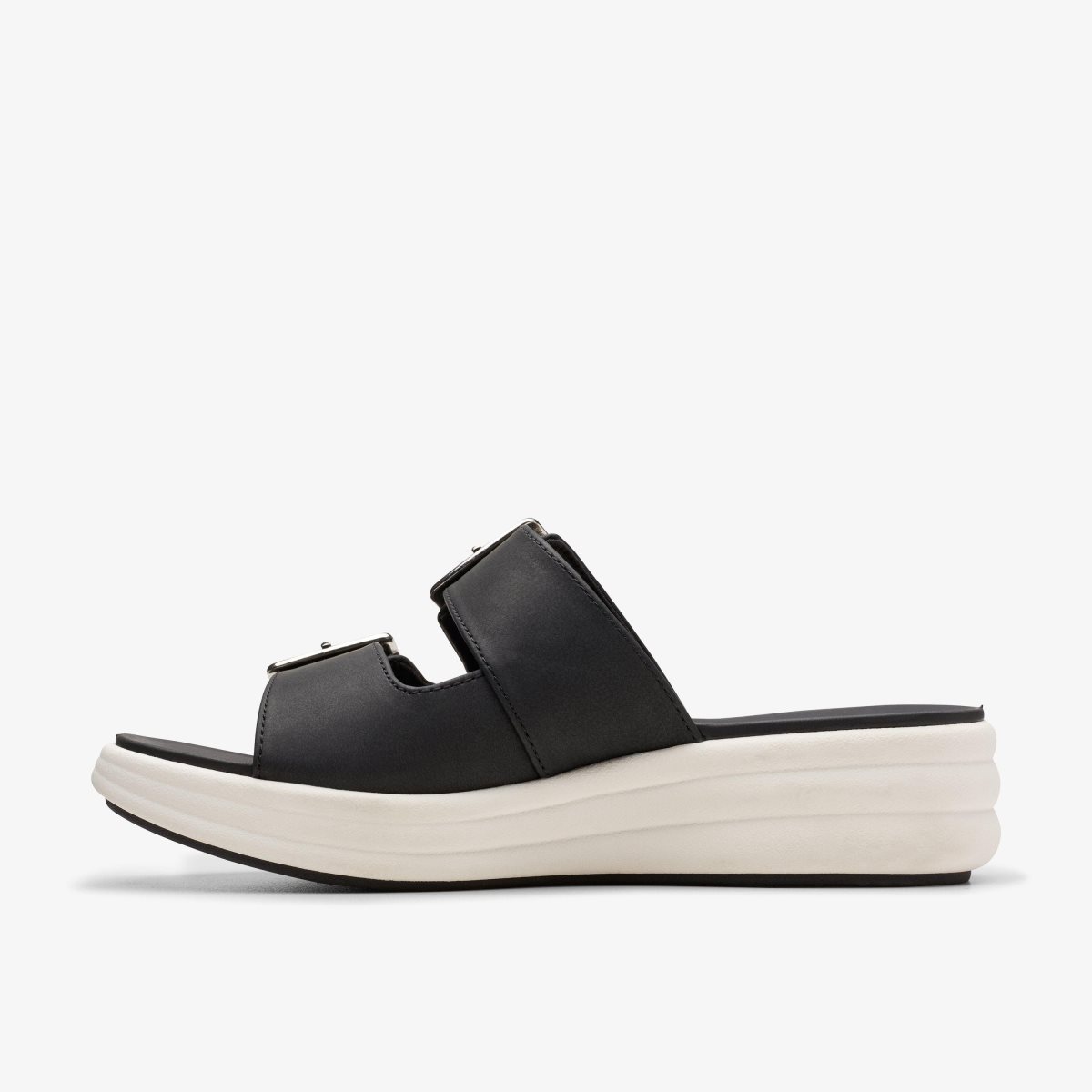 Zapatos Cuña Clarks Drift Buckle Black Mujer Negras | EVUC-40957