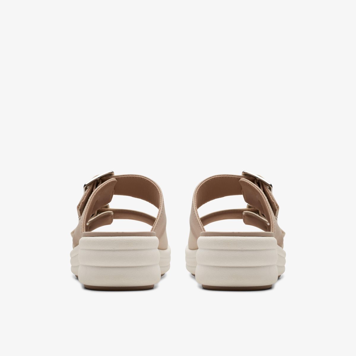 Zapatos Cuña Clarks Drift Buckle Sand Combination Mujer Marrones | TIEQ-57689