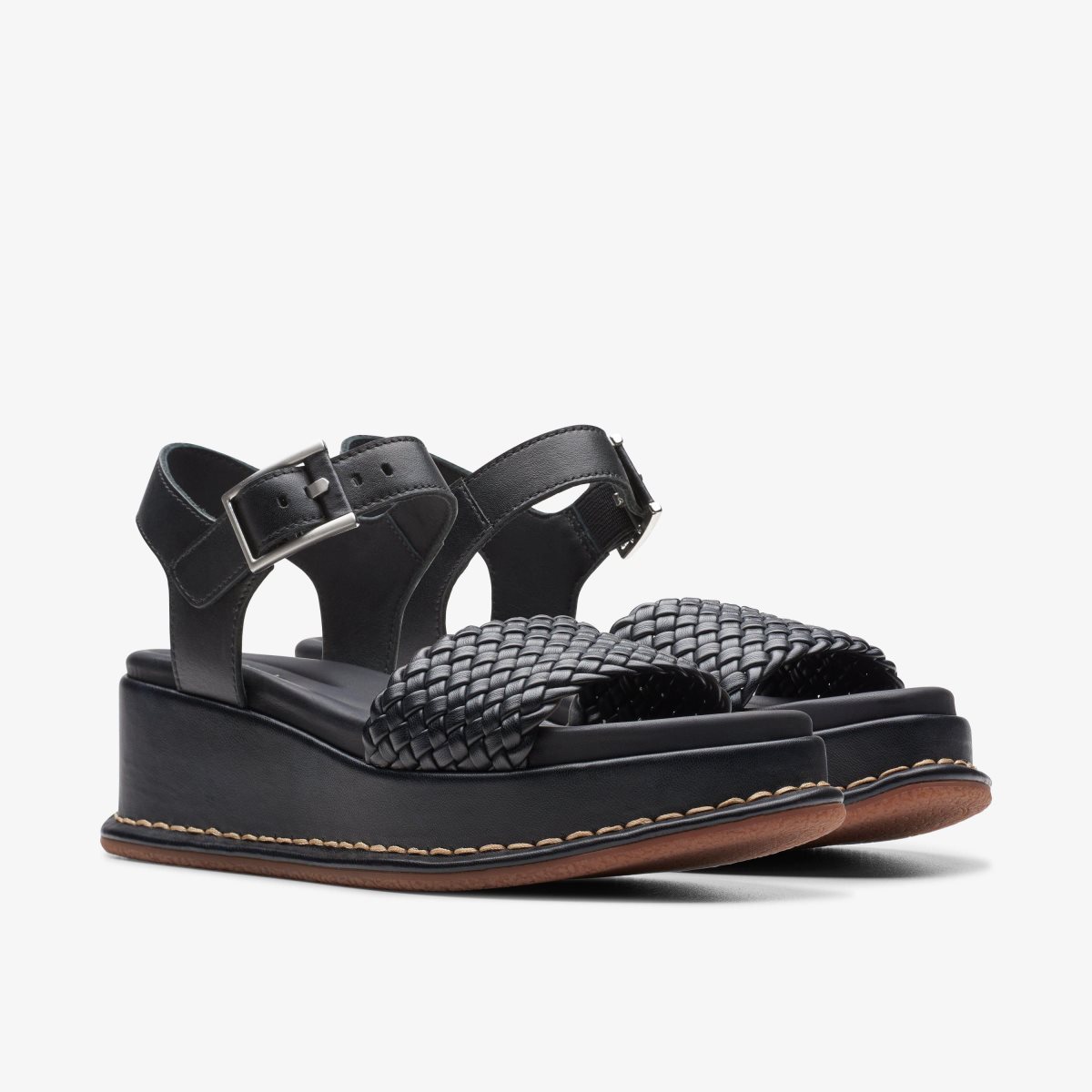 Zapatos Cuña Clarks Kimmei Bay Black Mujer Negras | EAKX-60341