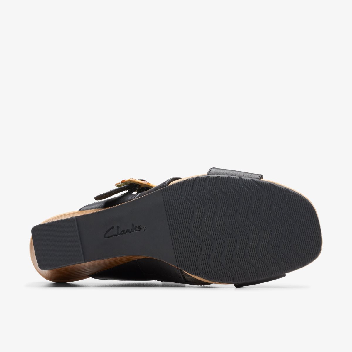 Zapatos Cuña Clarks Kyarra Judi Black Mujer Negras | KNZV-46205