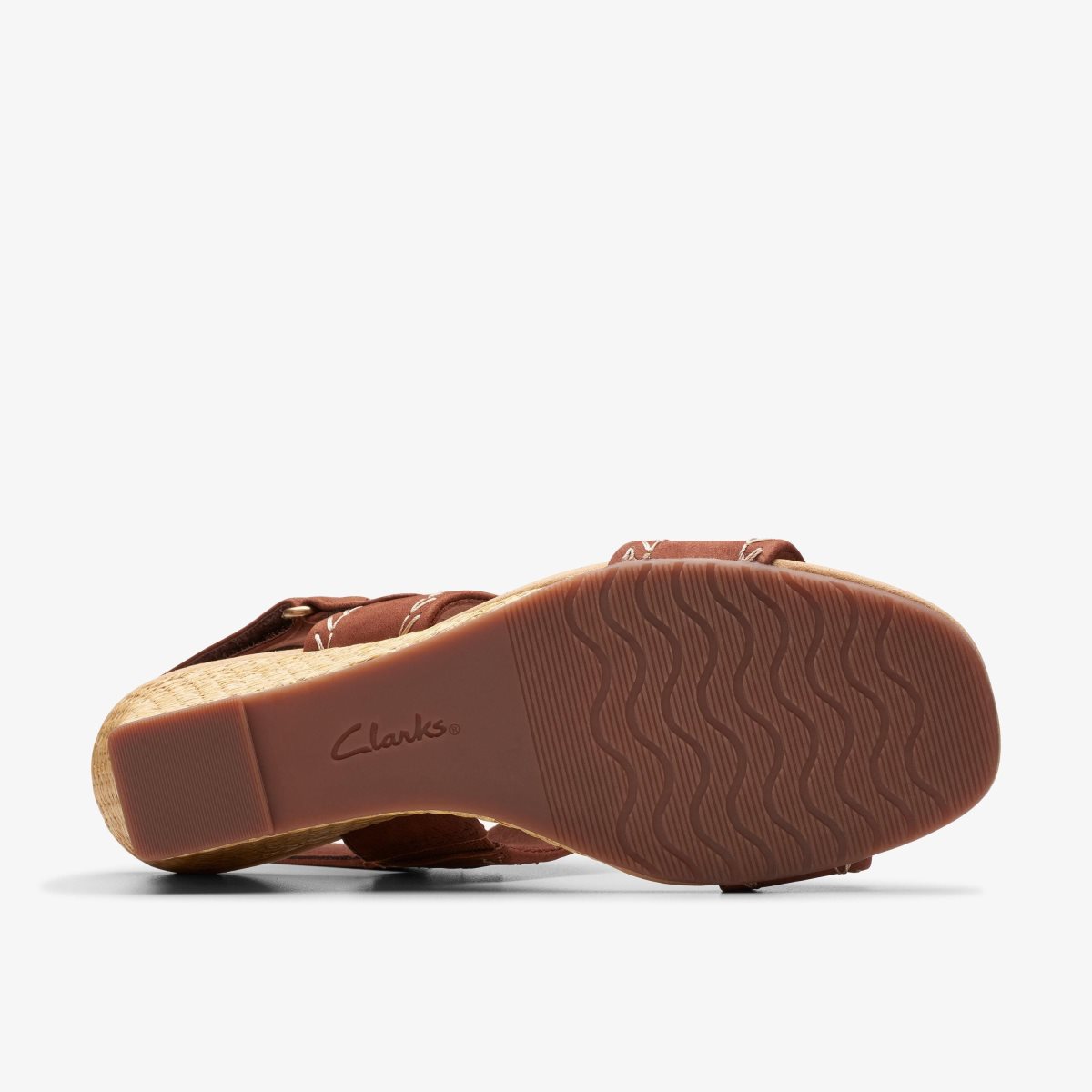 Zapatos Cuña Clarks Kyarra Rose Tan Nubuck Mujer Marrones | HXYD-95483