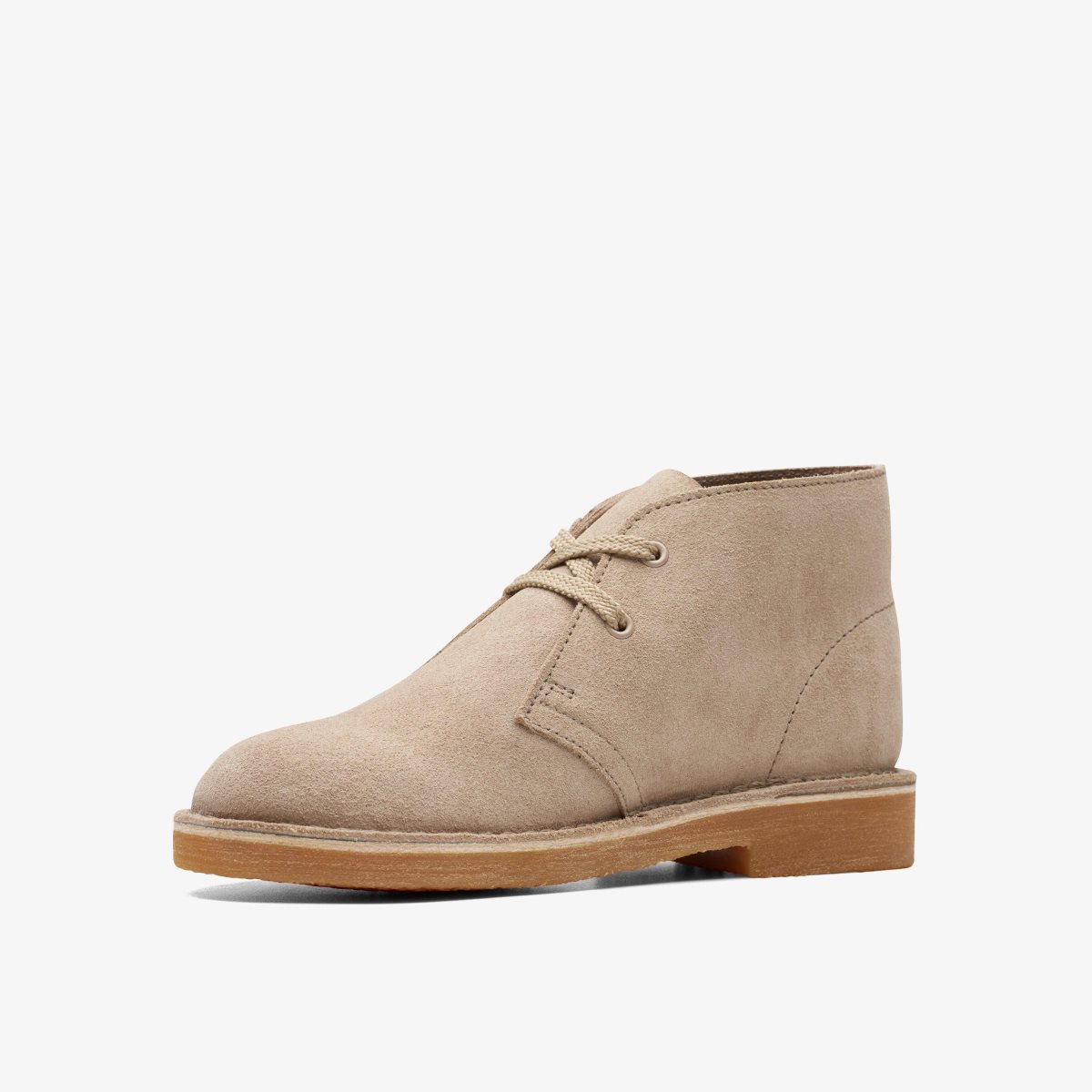 Zapatos Originales Clarks Desert Boot Older Sand Niños Marrones | DSYF-35174