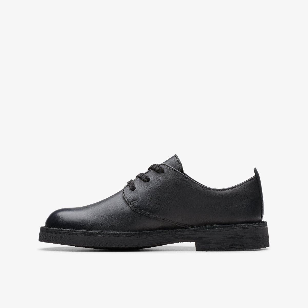 Zapatos Originales Clarks Desert London Older Black Niños Negras | YSEB-42637