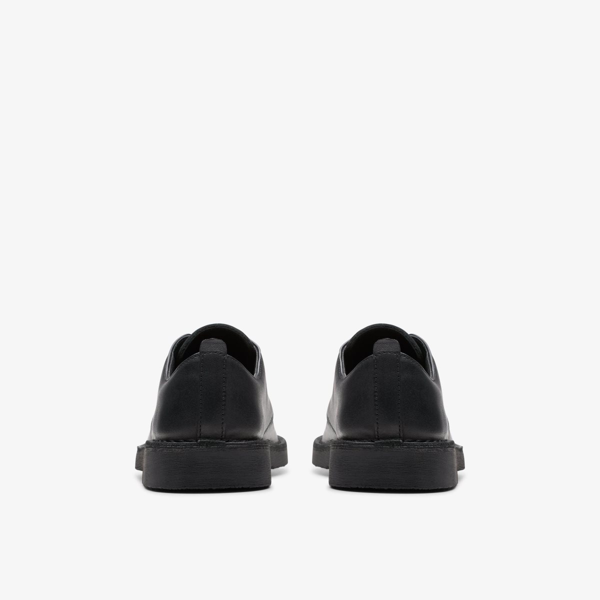 Zapatos Originales Clarks Desert London Older Black Niños Negras | YSEB-42637