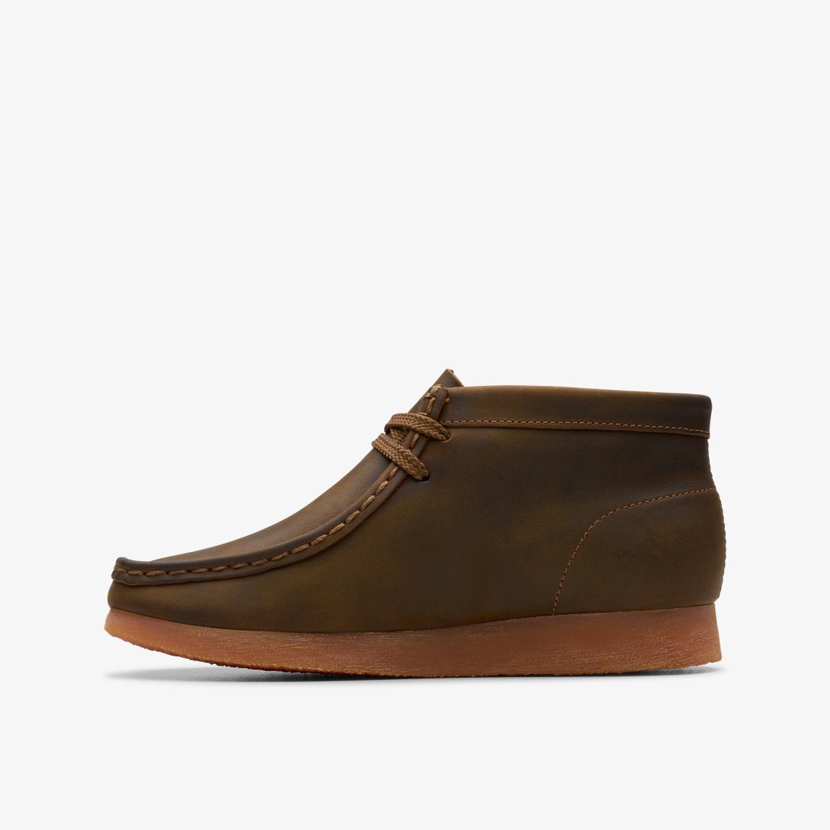 Zapatos Originales Clarks Wallabee Boot Older Beeswax Niños Beeswax | NJEK-43608