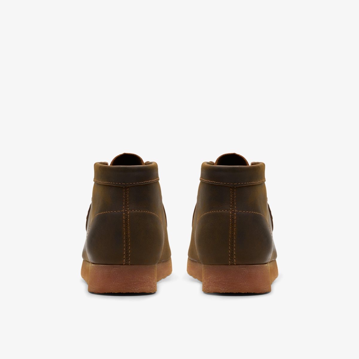 Zapatos Originales Clarks Wallabee Boot Older Beeswax Niños Beeswax | NJEK-43608