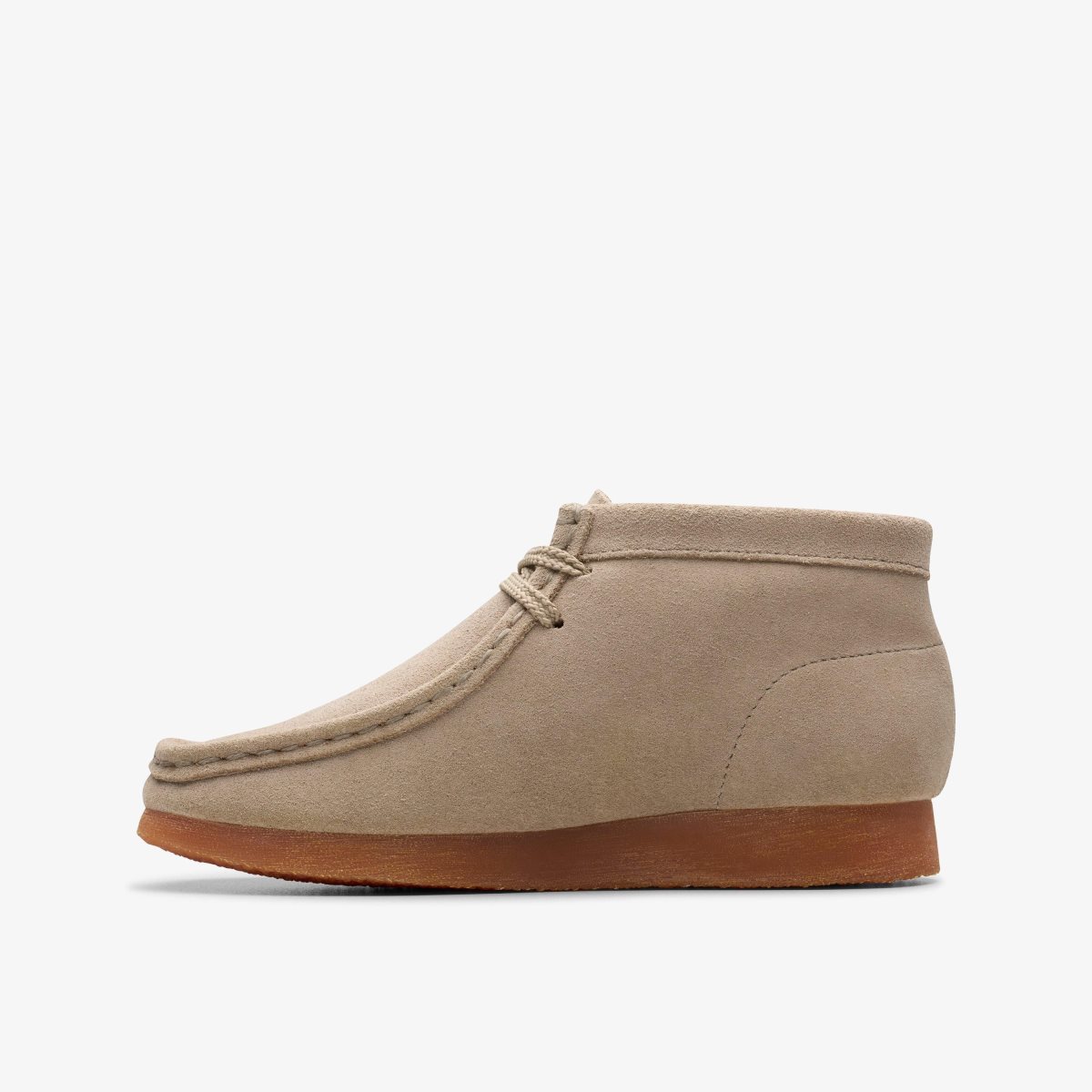 Zapatos Originales Clarks Wallabee Boot Older Sand Niños Marrones | SVQN-04587