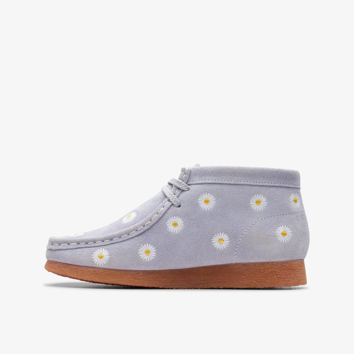 Zapatos Originales Clarks Wallabee Boot Older Cloud Grey Niños Gris | YJXA-64915