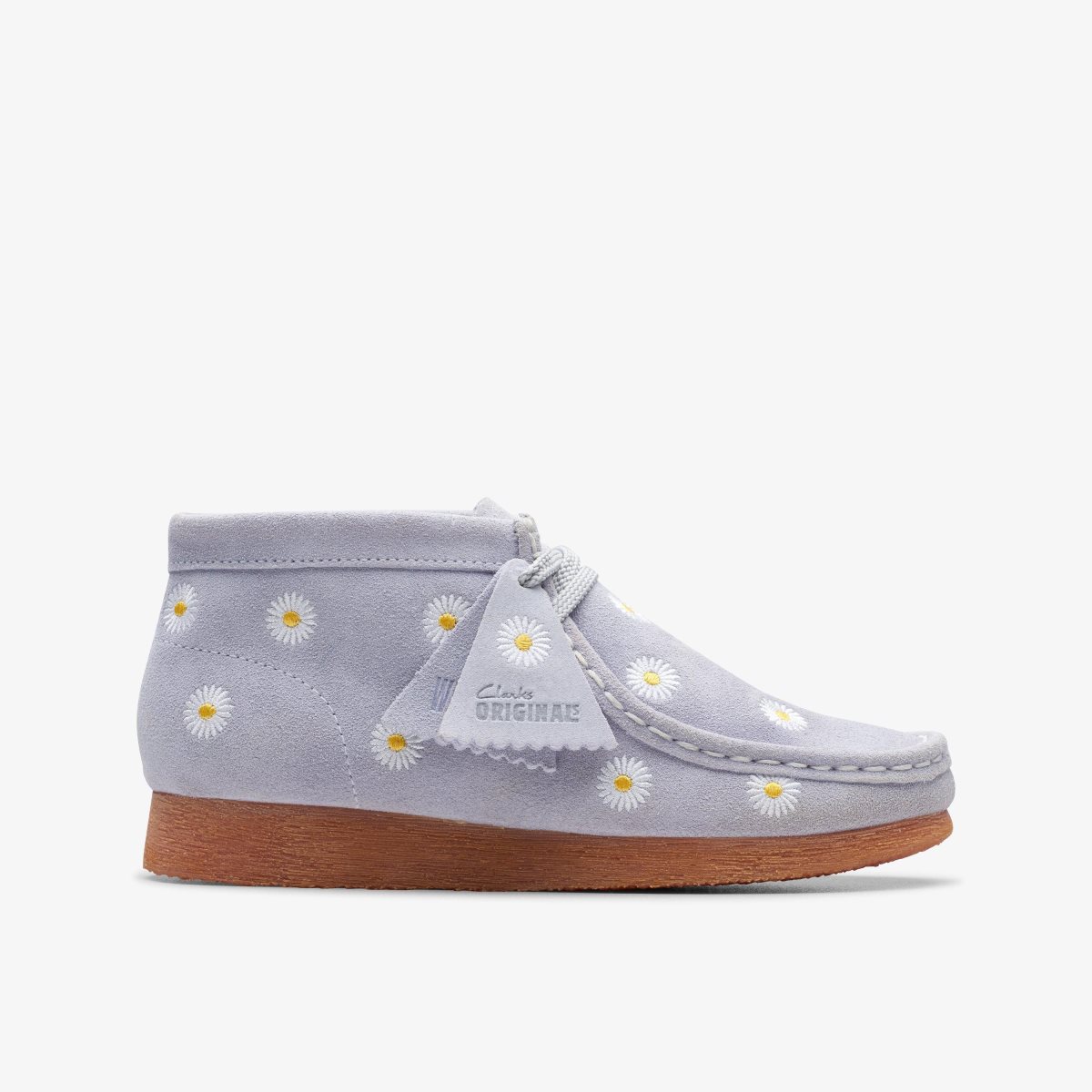 Zapatos Originales Clarks Wallabee Boot Older Cloud Grey Niños Gris | YJXA-64915