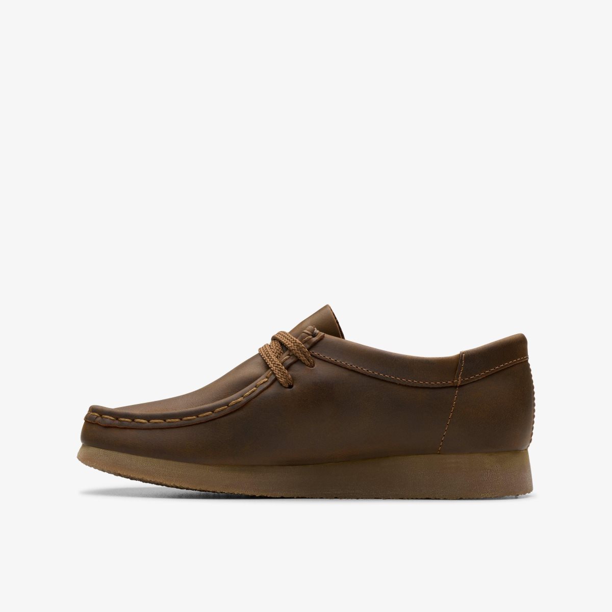 Zapatos Originales Clarks Wallabee Older Beeswax Niños Beeswax | VXOF-75208