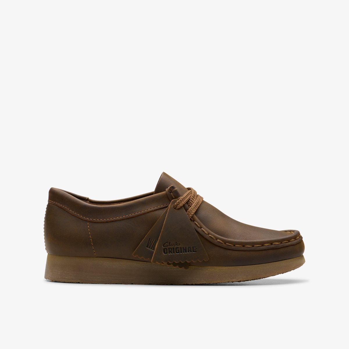 Zapatos Originales Clarks Wallabee Older Beeswax Niños Beeswax | VXOF-75208