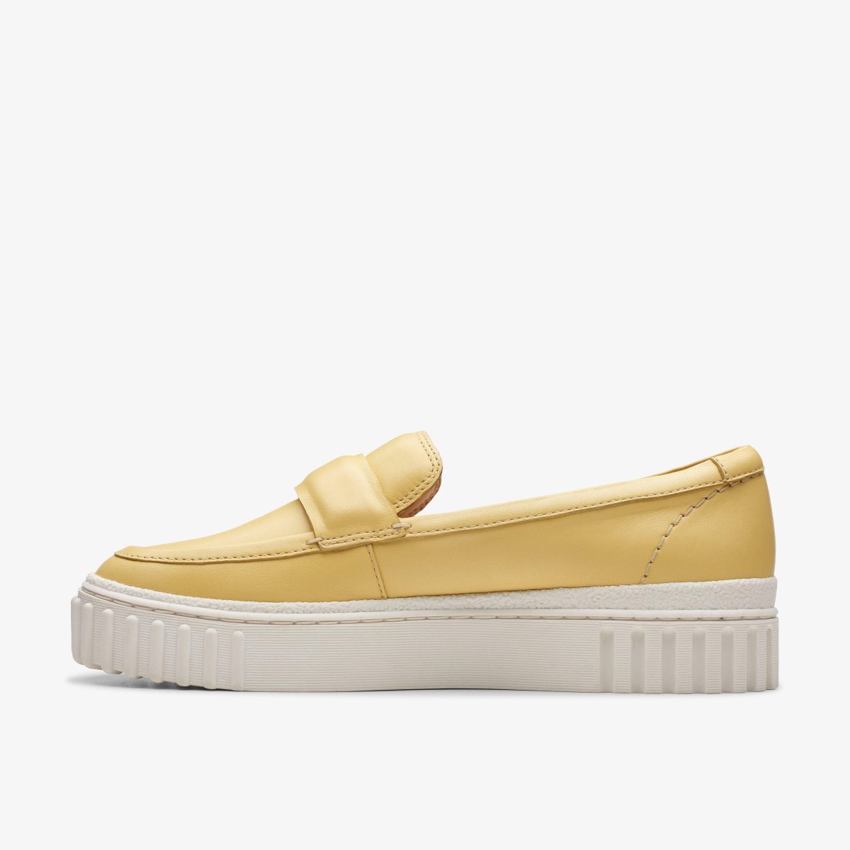 Zapatos Plataforma Clarks Mayhill Cove Yellow Leather Mujer Amarillo | XJRM-72951