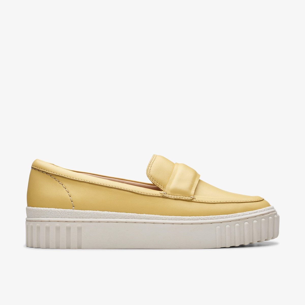 Zapatos Plataforma Clarks Mayhill Cove Yellow Leather Mujer Amarillo | XJRM-72951