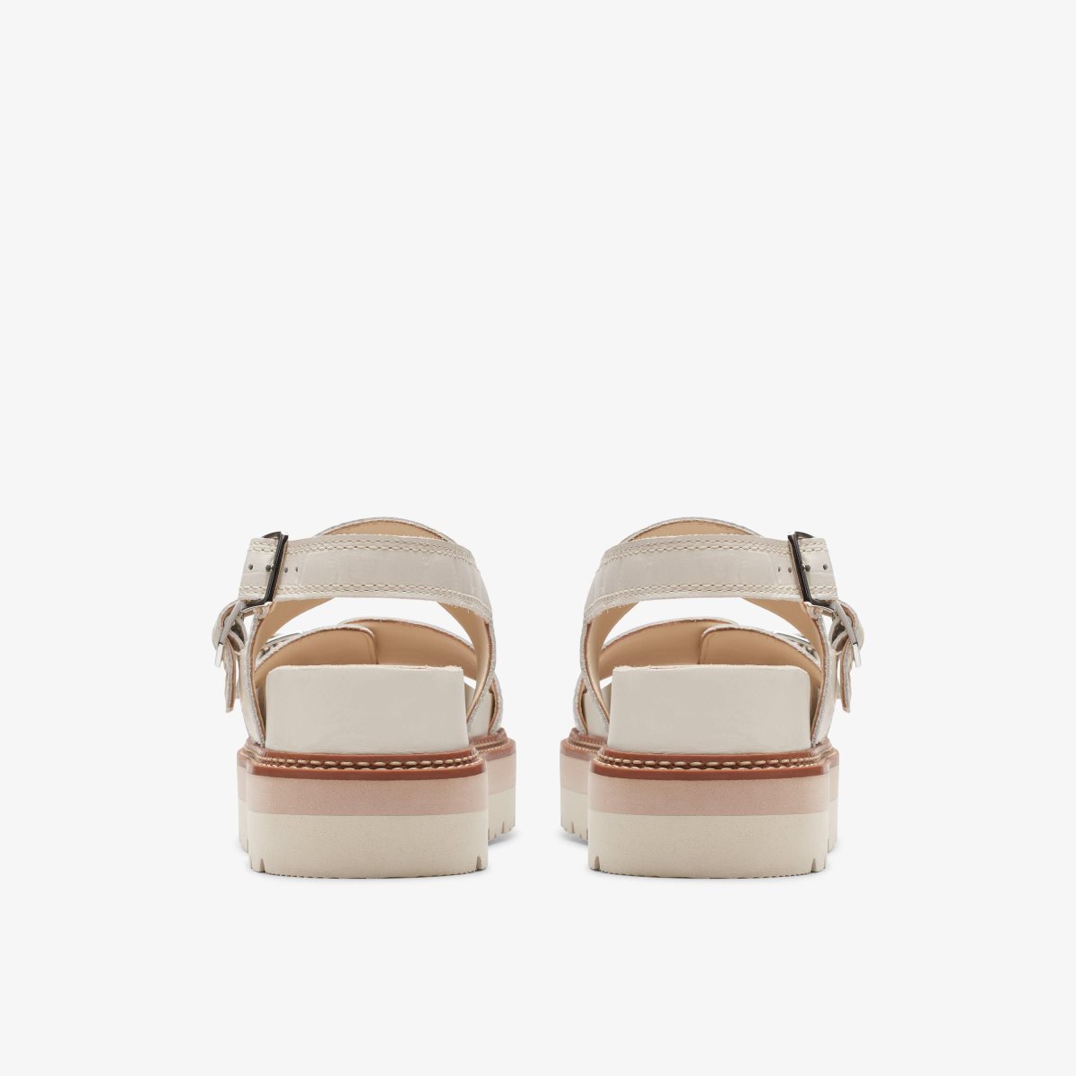 Zapatos Plataforma Clarks ORIANNA GLIDE Cream Interest Mujer Creme | MYEN-74018