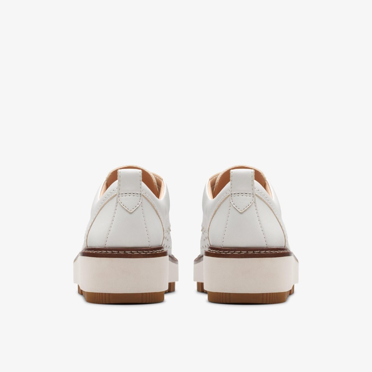 Zapatos Plataforma Clarks Orianna Move Off White Leather Mujer Blancas | VKTN-19450