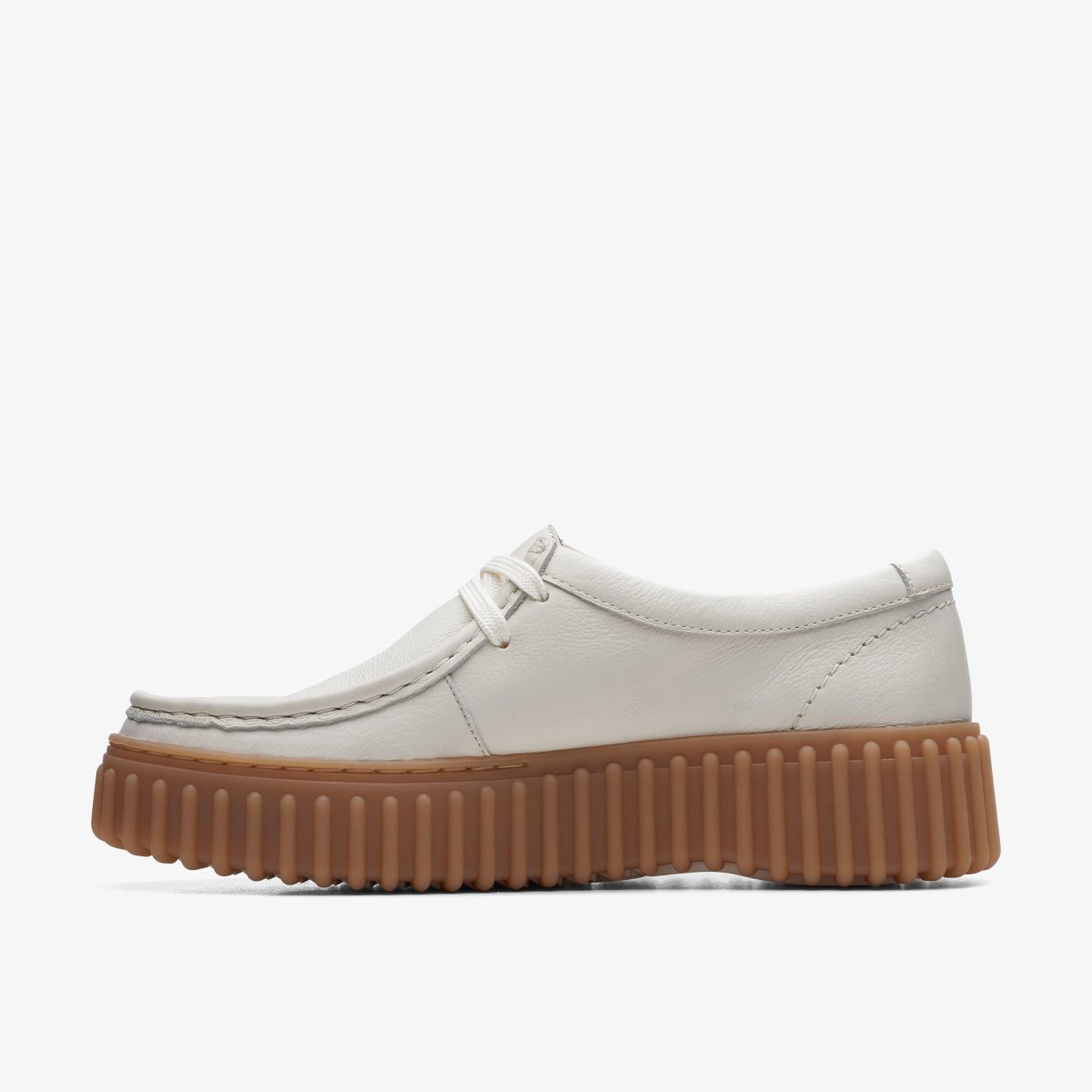 Zapatos Plataforma Clarks Torhill Bee Off White Leather Mujer Blancas | EFQH-56803