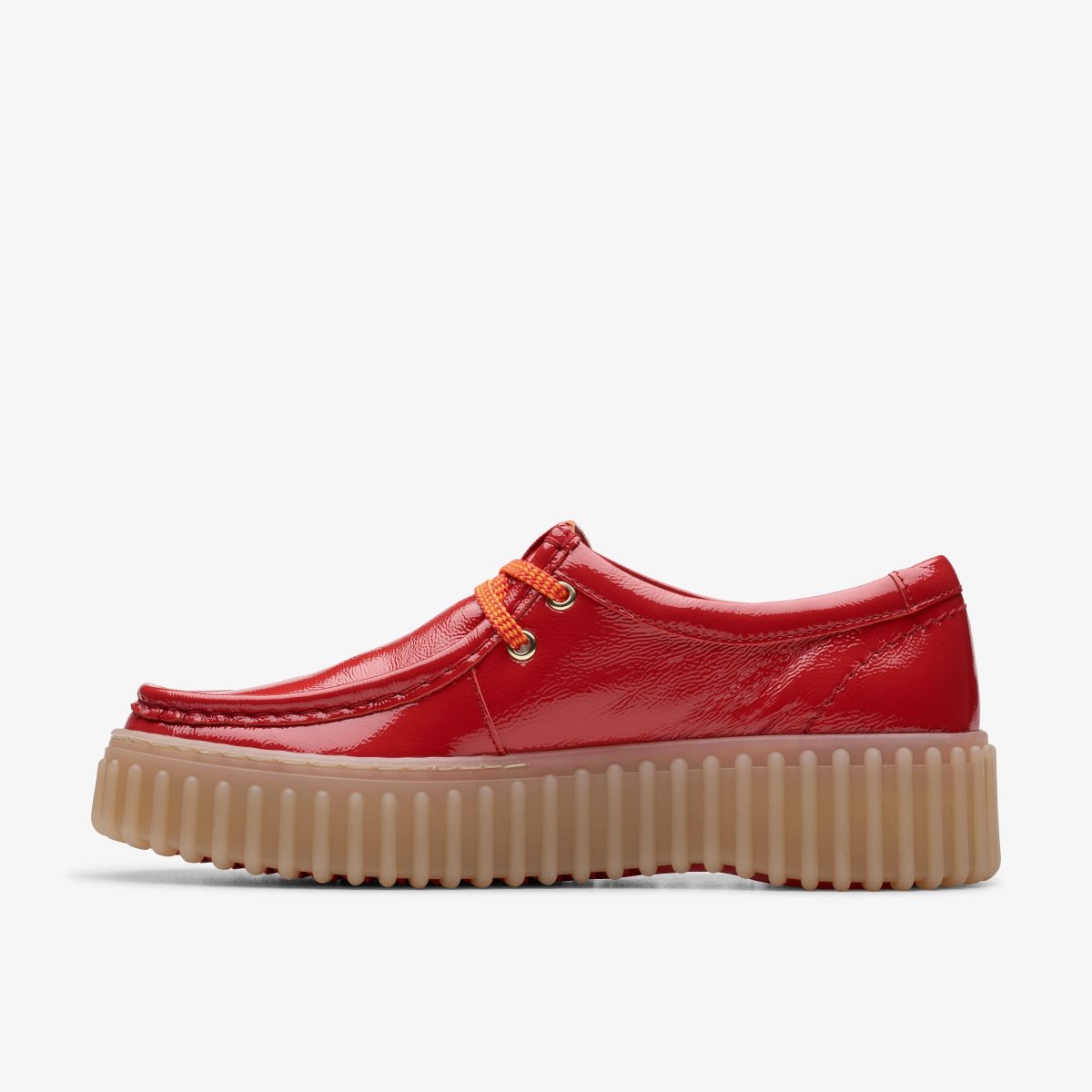 Zapatos Plataforma Clarks Torhill Bee Red Patent Mujer Rojas | ZKVF-87206