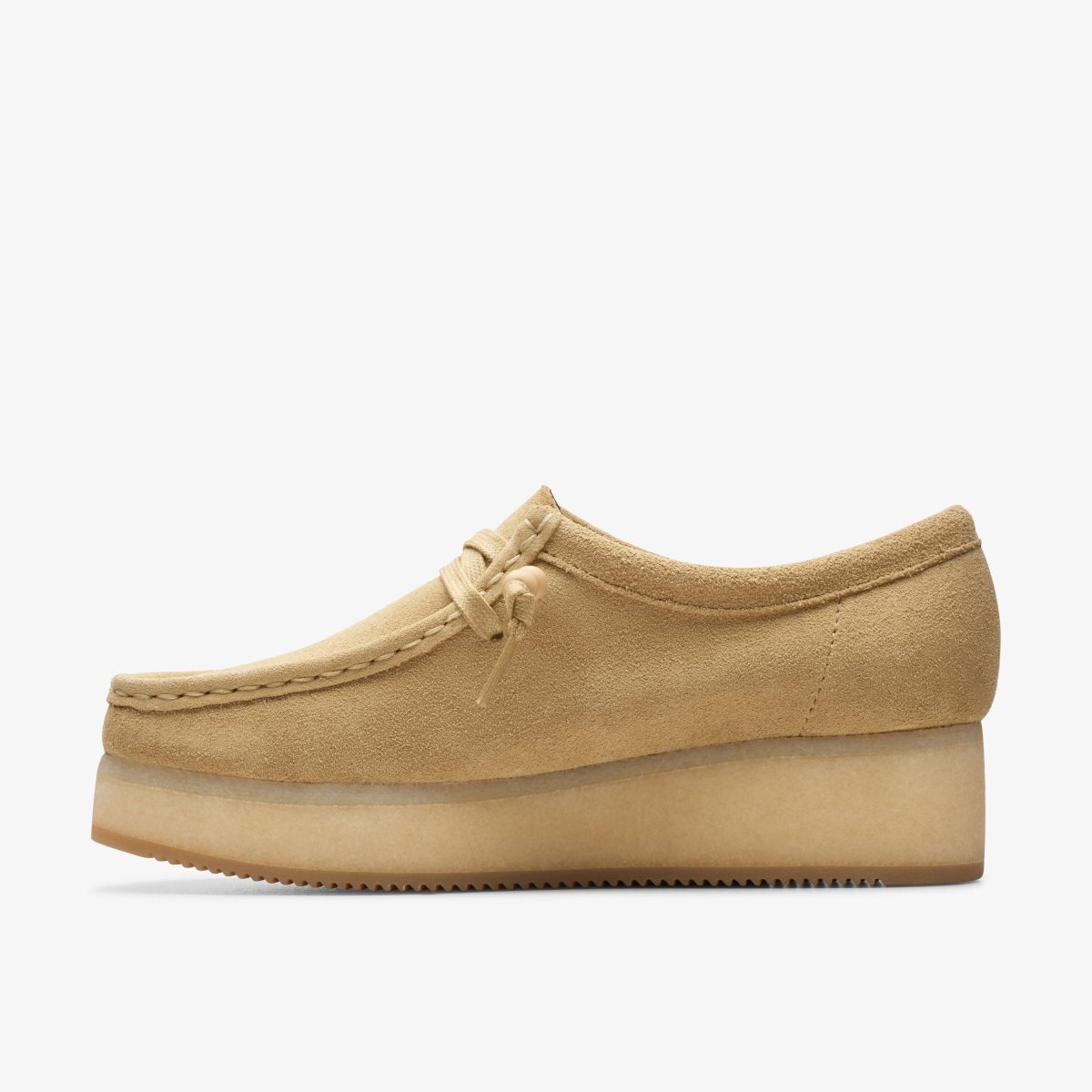 Zapatos Plataforma Clarks Wallacraft Bee Maple Suede Mujer Maple | JGHP-58246