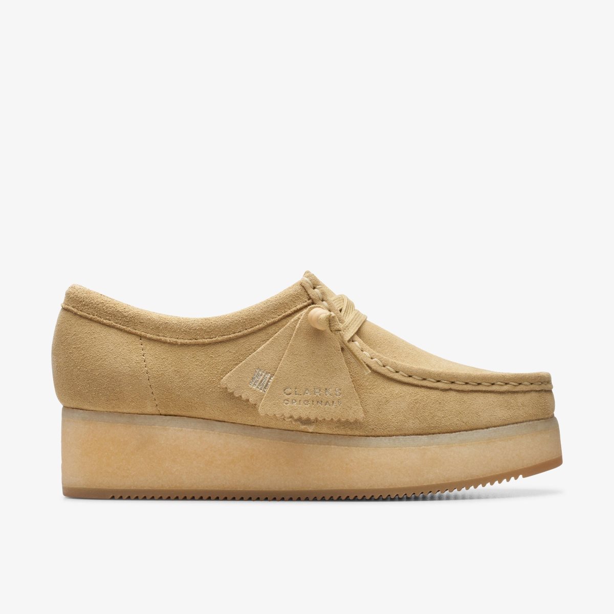 Zapatos Plataforma Clarks Wallacraft Bee Maple Suede Mujer Maple | JGHP-58246