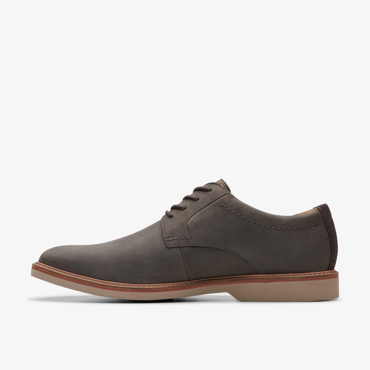 Zapatos de Vestir Clarks Atticus LT Lace Dark Grey Nubuck Hombre Gris Oscuro | TQEW-70824