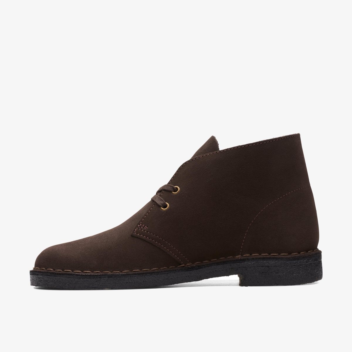 Zapatos de Vestir Clarks Desert Boot Brown Suede Hombre Marrones | RGSV-67850