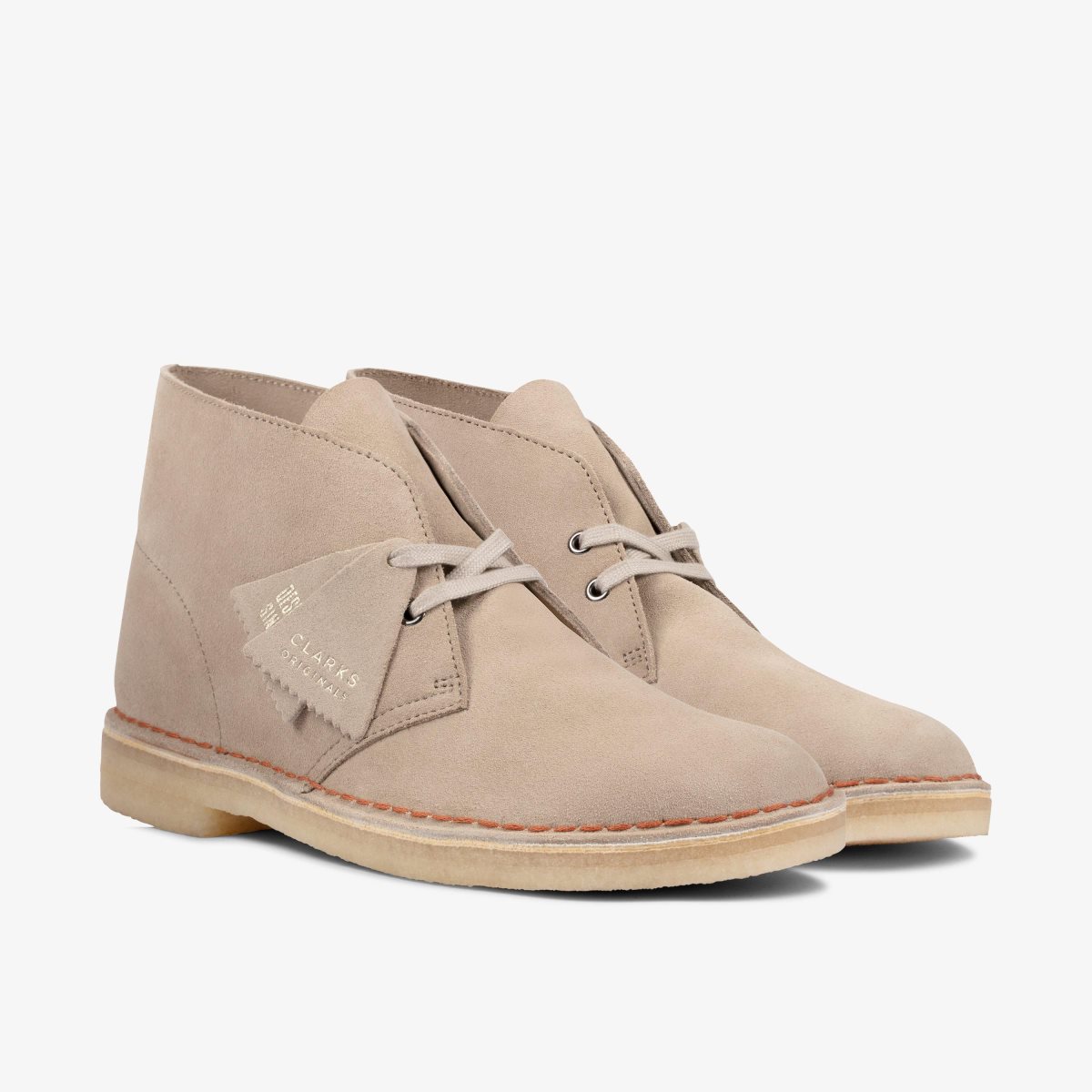 Zapatos de Vestir Clarks Desert Boot Sand Suede Hombre Marrones | WBYQ-42763