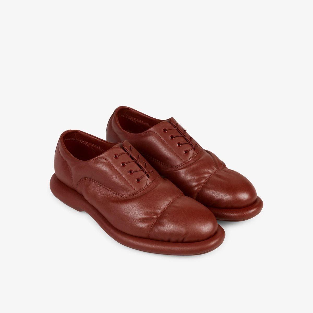 Zapatos de Vestir Clarks Martine Rose Mens Oxford 1 Oxblood Leather Hombre Burdeos | KOAP-06123