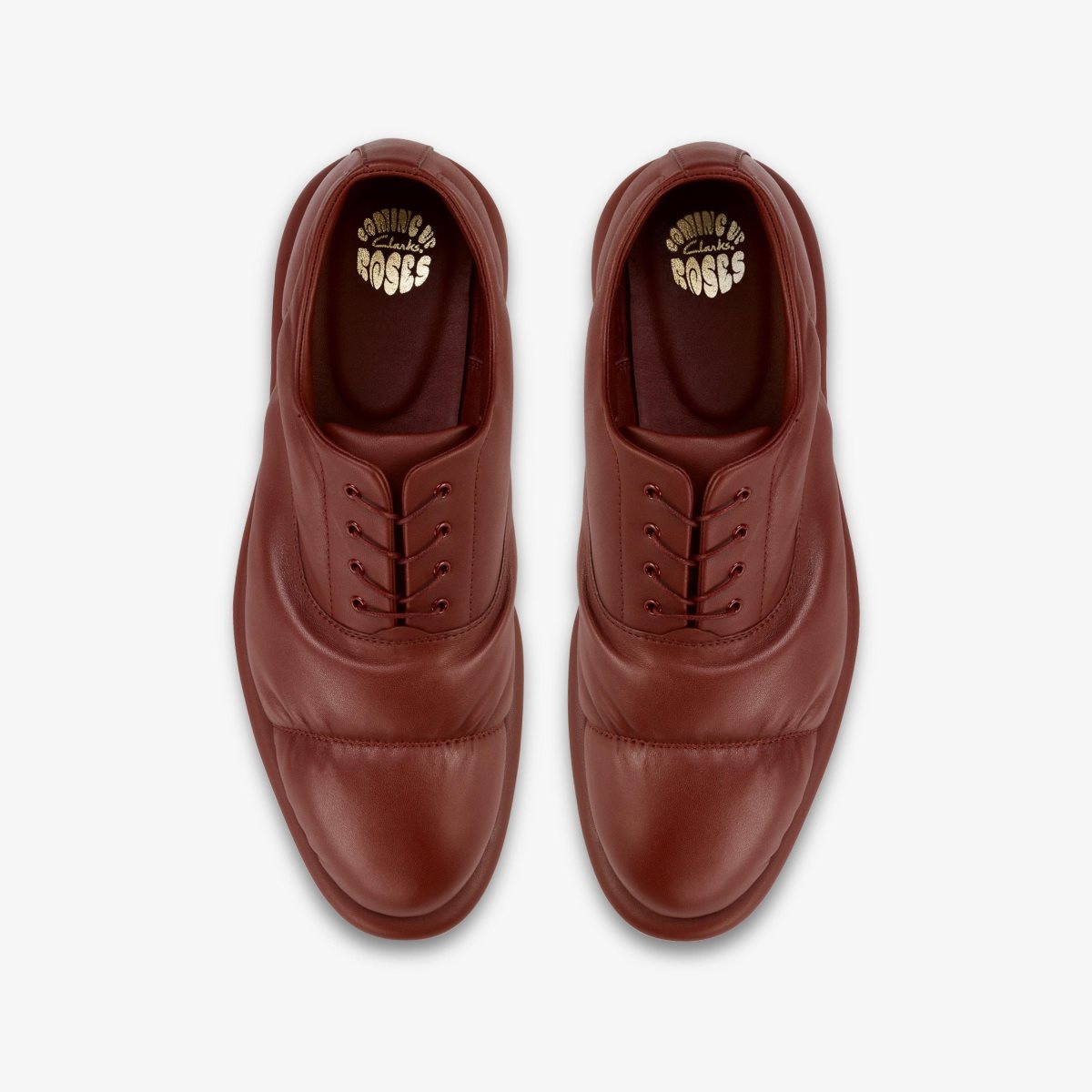 Zapatos de Vestir Clarks Martine Rose Mens Oxford 1 Oxblood Leather Hombre Burdeos | KOAP-06123