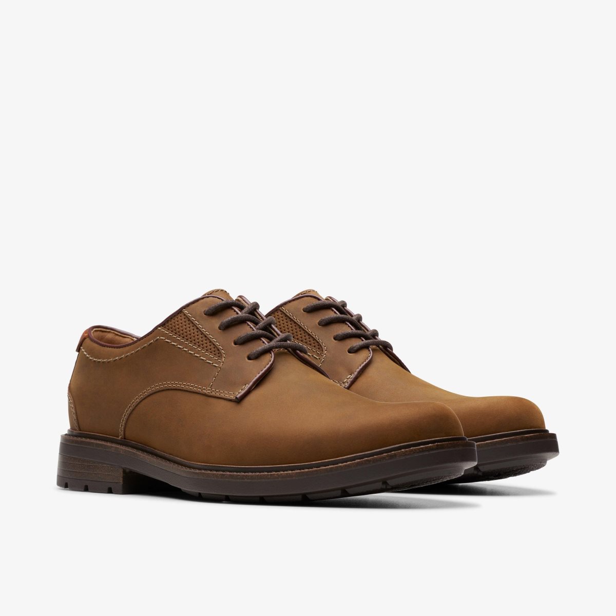 Zapatos de Vestir Clarks Un Shire Low Beeswax Leather Hombre Beeswax | ALFS-40239