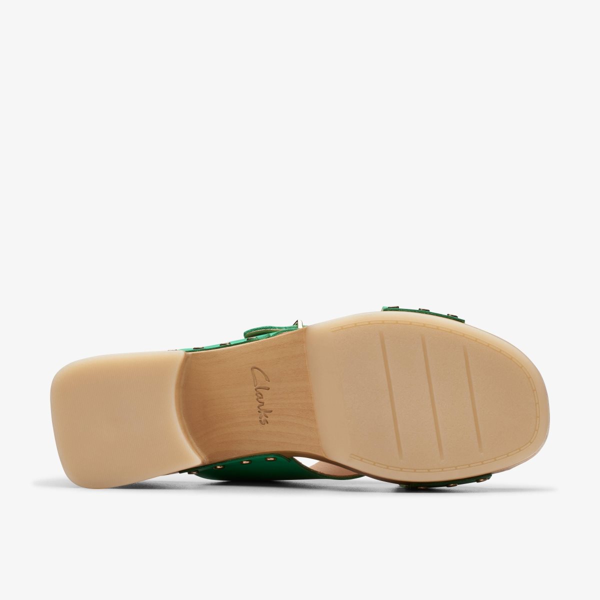 Zuecos Clarks Sivanne Walk Green Leather Mujer Verde | LEKX-03597