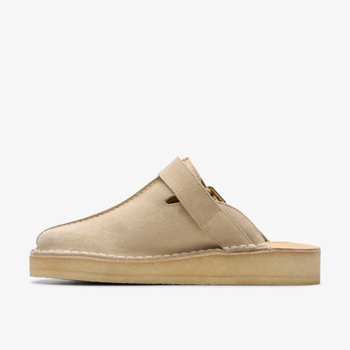 Zuecos Clarks Trek Mule Sand Suede Mujer Marrones | QFWB-54721