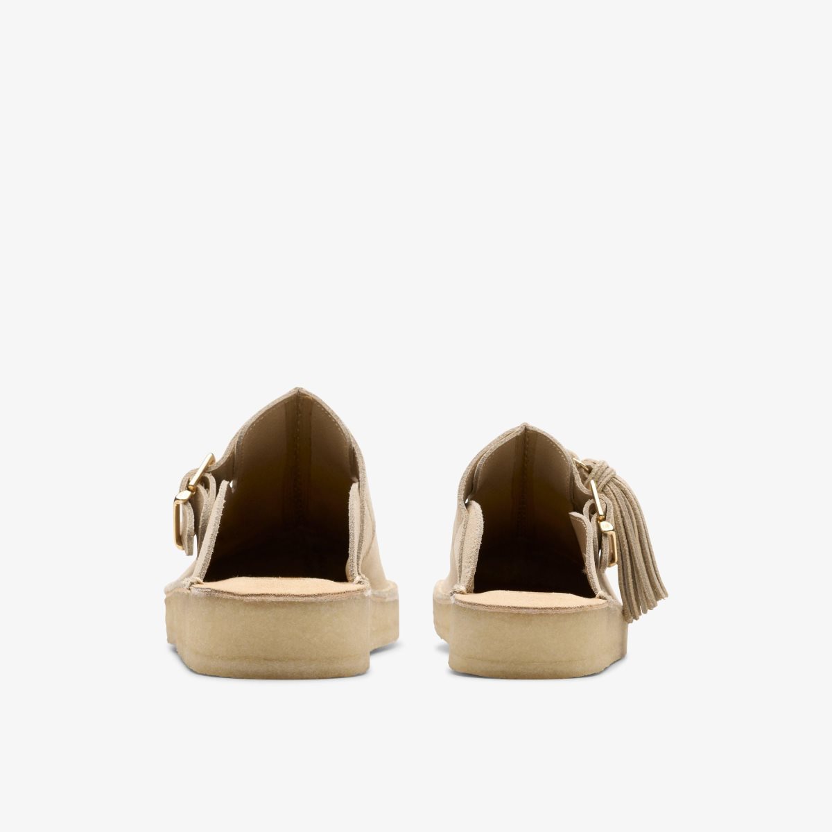 Zuecos Clarks Trek Mule Sand Suede Mujer Marrones | QFWB-54721