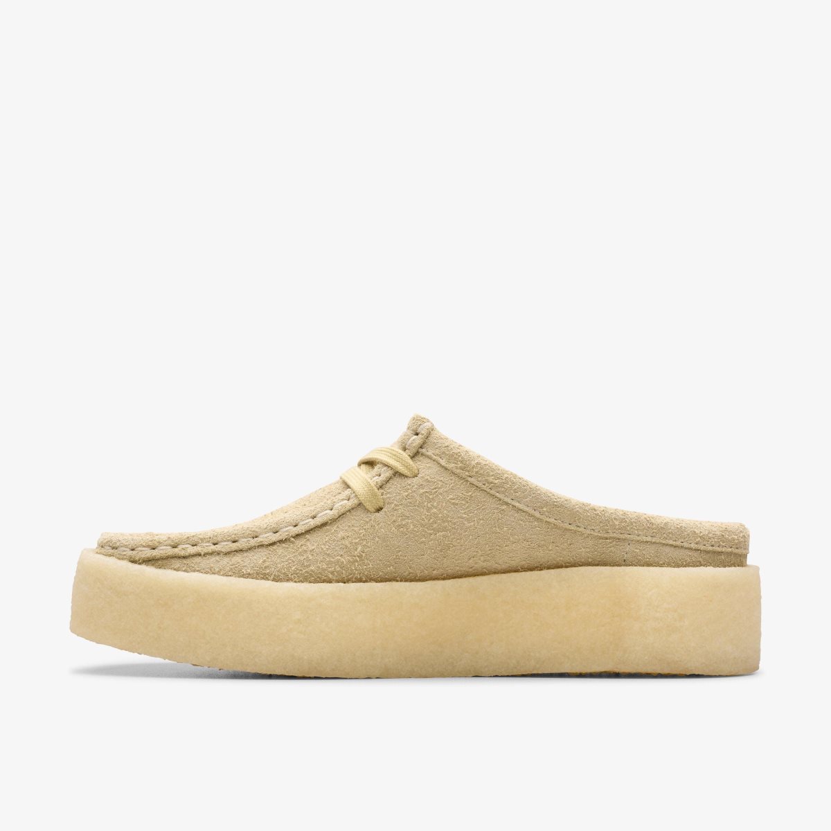 Zuecos Clarks Wallabee Cup Lo Light Maple Mujer Verde Menta | UIHK-98230