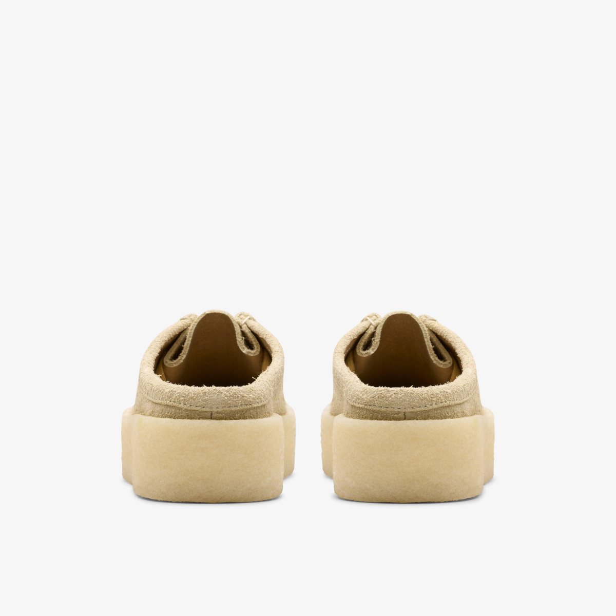 Zuecos Clarks Wallabee Cup Lo Light Maple Mujer Verde Menta | UIHK-98230